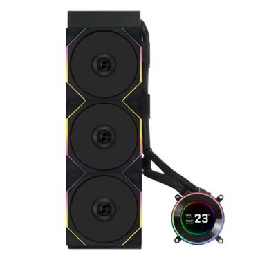 LIAN LI HYDROSHIFT II LCD-C 360 TL WIRELESS FANS LIQUID COOLER BLACK