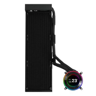 LIAN LI HYDROSHIFT II LCD-C 360 FANLESS LIQUID COOLER BLACK