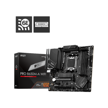 MSI PRO B650M-A WIFI DDR5 MOTHERBOARD