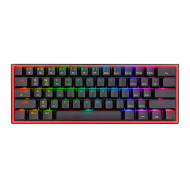 REDRAGON K616 WIRELESS BLACK [ ENGLISH ] RED SWITCHES