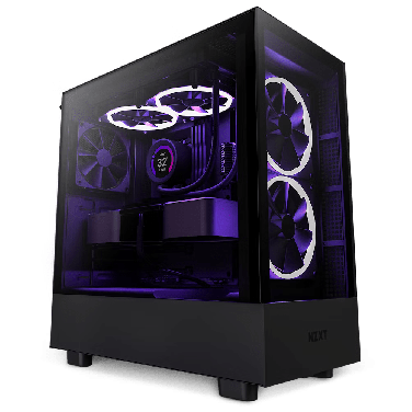 NZXT H5 Elite Edition ATX All Black Mid Tower Gaming Case