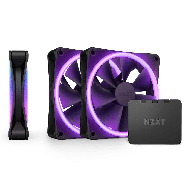 NZXT F120 RGB Duo 120mm PWM Black Triple Pack Fan