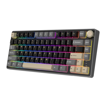 ROYAL KLUDGE R75 75% BROWN SWITCH [ ENGLISH ONLY ] PHANTOM WIRED KEYBOARD