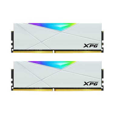 XPG SPECTRIX D50 16GB(8GBX2) DDR4 RAM 3600MHZ RGB WHITE
