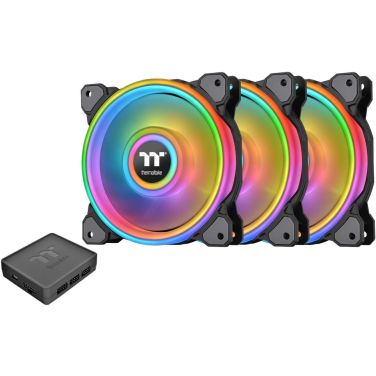 Thermaltake Riing Quad 120mm 4-Fan Pack (Black)