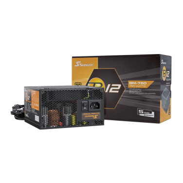SEASONIC B12 BM 750W BRONZE SEMI MODULAR POWER SUPPLY