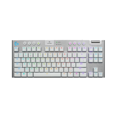 LOGITECH G915 TKL TENKEYLESS LIGHTSPEED WIRELESS WHITE RGB MECHANICAL GAMING KEYBOARD