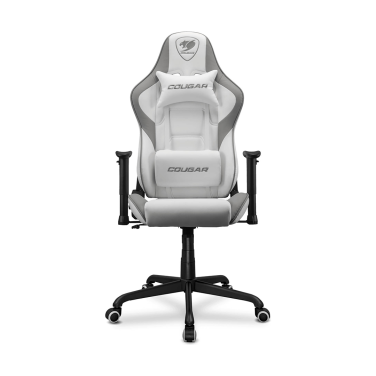 COUGAR ARMOR ELITE WHITE LEATHER GAMING CHAIR