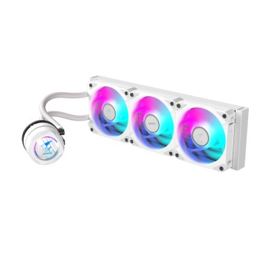 GIGABYTE AORUS WATERFORCE II 360I ICE AIO LIQUID COOLER - WHITE