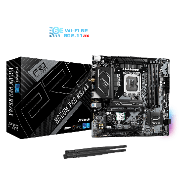 ASROCK B660M Pro RS AX WIFI 6E MOTHERBOARD
