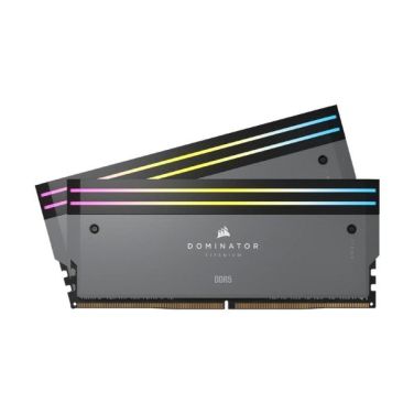 CORSAIR DDRS 6400MT/S 32GB (2X16GB) DOMINATOR TITANIUM RGB CL32 BLACK