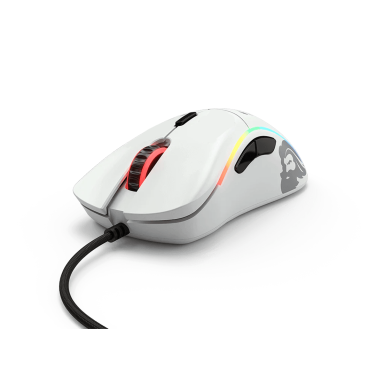 Glorious Model D Matte White Gaming Mouse