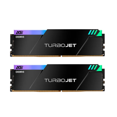 AGI UD848 TURBOJET 16GB [ 8GB X 2 ] 3600MHZ DDR4 BLACK