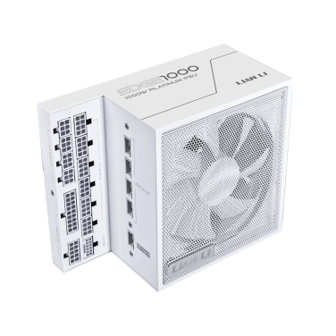 LIAN LI EDGE 1000W GOLD L SHAPE FULLY MODULAR [ WHITE ]