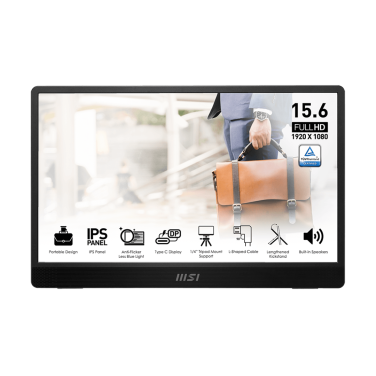 MSI PRO MP161 E2 16 FHD IPS 60HZ 4MS SPEAKER PORTABLE MONITOR