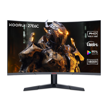 KOORUI 27E6CA CURVE VA FHD 165HZ GAMING MONITOR