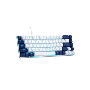 MAGEGEE MK-BOX WIRED MECHANICAL KB / BLUE WHITE / RED SWITCH / LED LIGHT