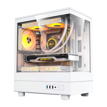 DARKFLASH DB330M WHITE 3 FANS CASE