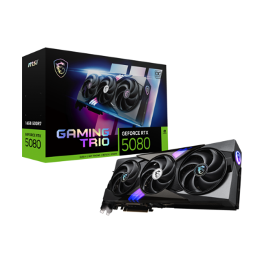MSI RTX 5080 GAMING X TRIO 16GB GRAPHICS CARD