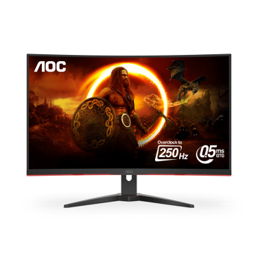 AOC C32G2ZE2 32″ 250HZ, VA, FHD, 0.5 MS, HDR10, CURVED GAMING MONITOR