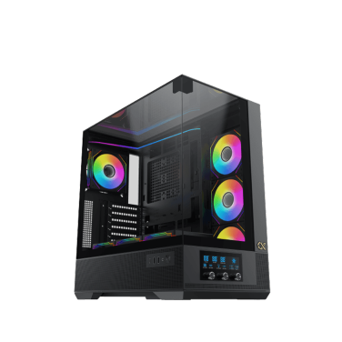 XIGMATEK VISION ATX GAMING CASE - BLACK [EN45196]