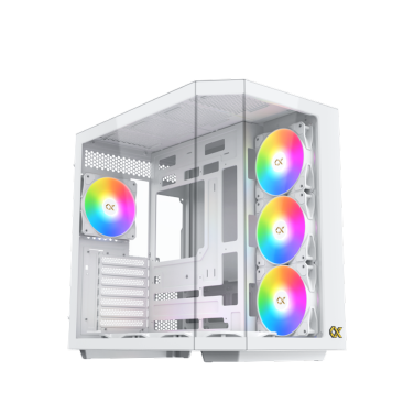 XIGMATEK CUBI II ARCTIC E-ATX GAMING CASE - WHITE [EN45493]