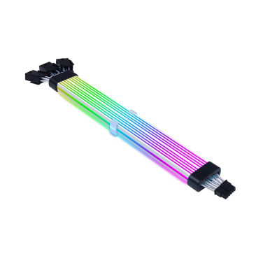 ACEGEEK AC124 BLACK 12+4 PIN STRIMER FOR GPU