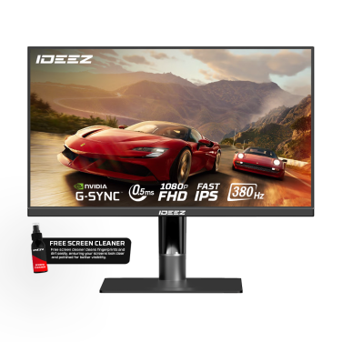 IDEEZ IDF27380B 27′” FHD, FAST IPS, 380HZ, 0.5MS, TYPE-C, BLACK GAMING MONITOR