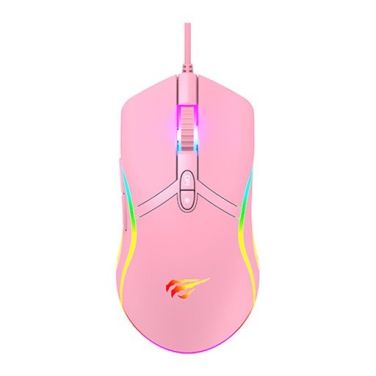 HAVIT MS1029 PINK GAMING MOUSE