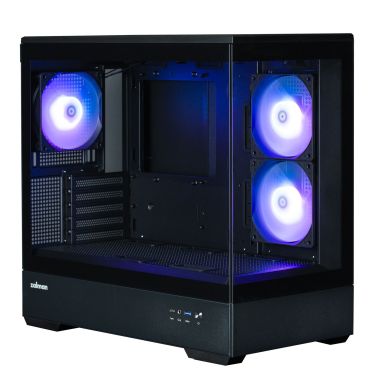 ZALMAN P30 MATX Mini Tower 120mm X 3 ARGB Fan Black PC Case