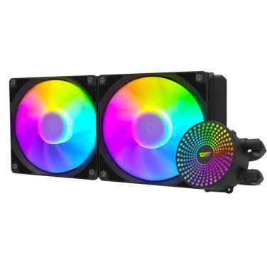 DARKFLASH Radiant DC 240 Liquid CPU Cooler Black
