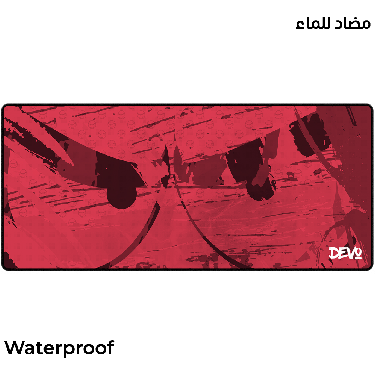 Devo Gaming Mouse Pad - Redlicious-900