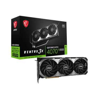 MSI GEFORCE RTX 4070 TI SUPER 16G VENTUS 3X OC
