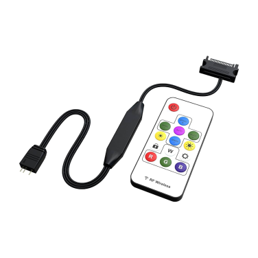 ARGB CONTROLLER WITH SATA CONNECTOR [ COMES WITH REMOTE ]