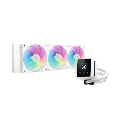 DEEPCOOL MYSTIQUE 360 WHITE A-RGB LCD SCREEN