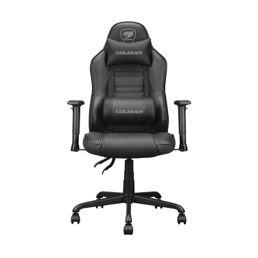 COUGAR FUSION S BLACK LEATHER GAMING CHAIR