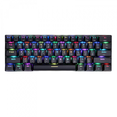 DEVO SP60 BLACK - BLUE SWITCH ARABIC GAMING KEYBOARD