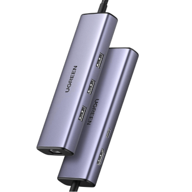 UGREEN USB-C TO 3*USB-A 3.0 HUB + HDMI 4K@30HZ + RJ45 GIGABIT+PD
