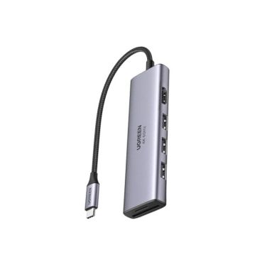 UGREEN 60383 USB-C TO HDMI 60HZ +3-USB3.0 +TF/SD