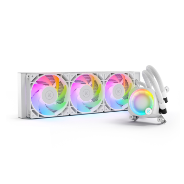 EK NUCLEUS AIO CR360 LUX ARGB WHITE