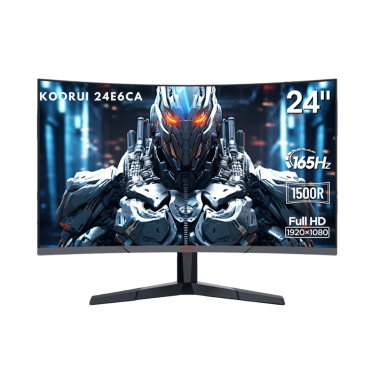 KOORUI 24E6CA CURVED 165HZ 1MS FHD GAMING MONITOR