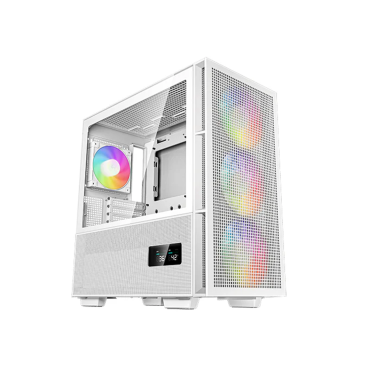 DEEPCOOL CASE CH560 DIGITAL WHITE ARGB 4 FANS