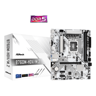 ASROCK B760M-HDV DDR5 MOTHERBOARD