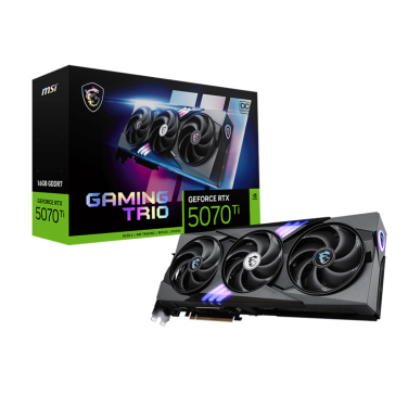 MSI RTX 5070 TI 16GB GAMING TRIO OC PLUS GDDR7 GRAPHICS CARD