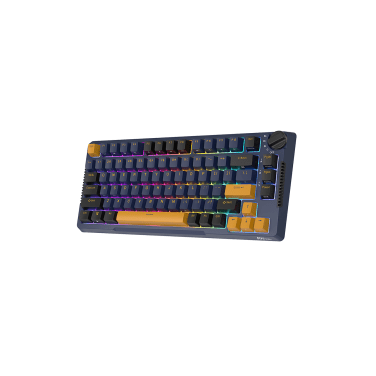 ROYAL KLUDGE RKH81 75% SKY CYAN SWITCH [ ARABIC ] STAR NIGHT WIRELESS KEYBOARD